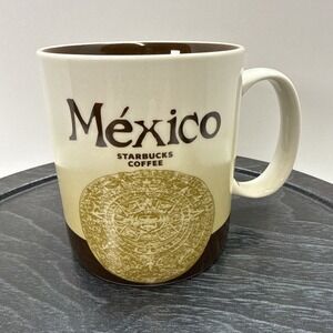 Starbucks Mexico 2016 Coffee Mug Cup Brown 16 ounces ** Excellent**